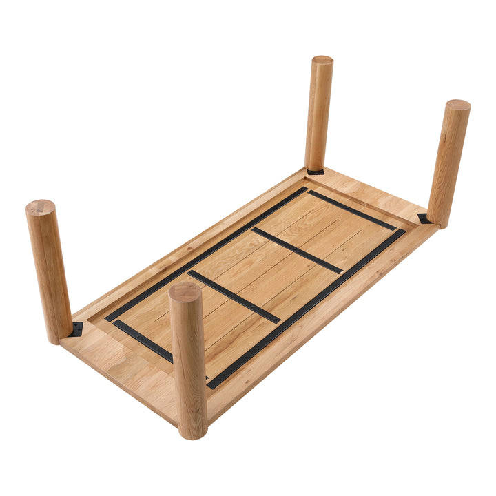Moe's Home Collection - Post Dining Table Oak Natural - BC-1111-18-0 | American Home Furniture