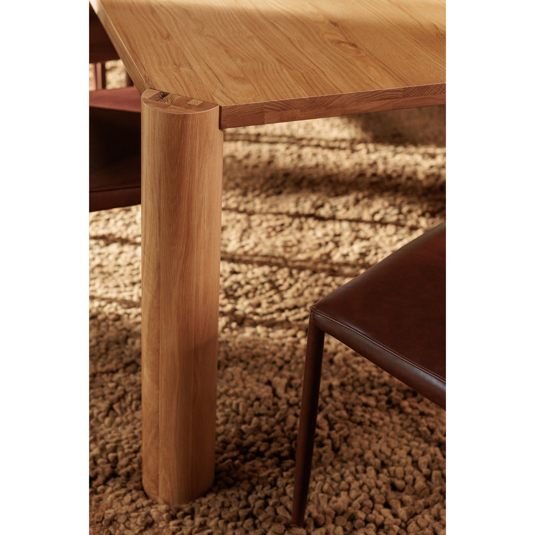 Moe's Home Collection - Post Dining Table Oak Natural - BC-1111-18-0 | American Home Furniture