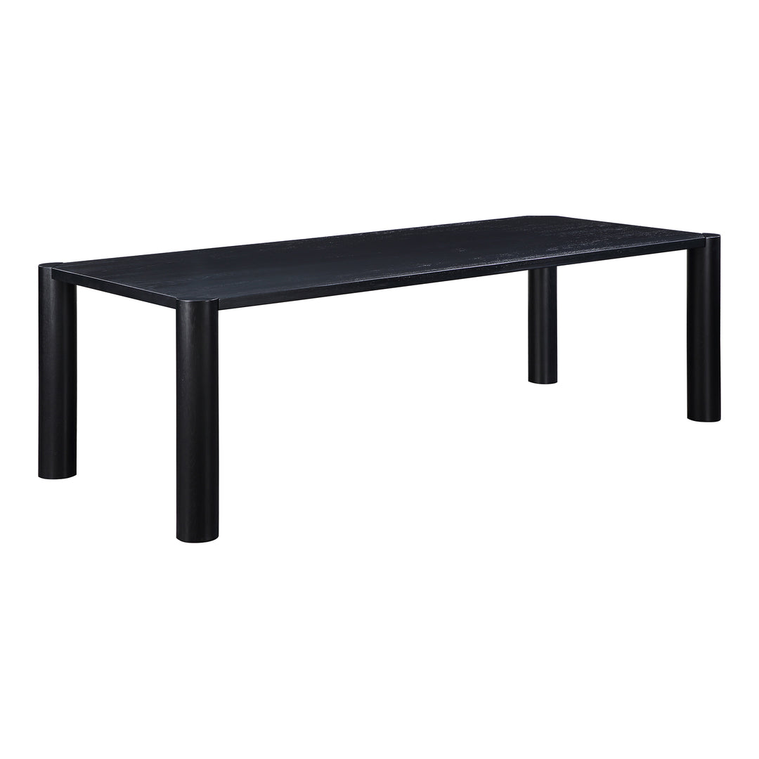 Moe's Home Collection - Post Dining Table Large Oak Black - BC-1112-02-0 | American Home Furniture