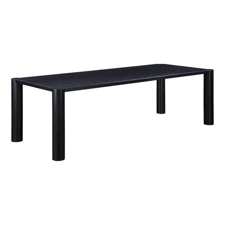 Moe's Home Collection - Post Dining Table Large Oak Black - BC-1112-02-0 | American Home Furniture