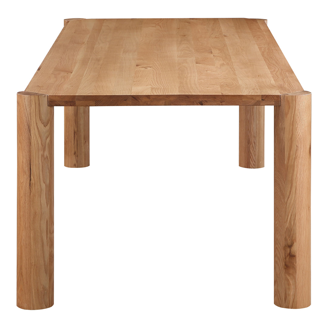Moe's Home Collection - Post Dining Table Large Oak Natural - BC-1112-18-0 | American Home Furniture