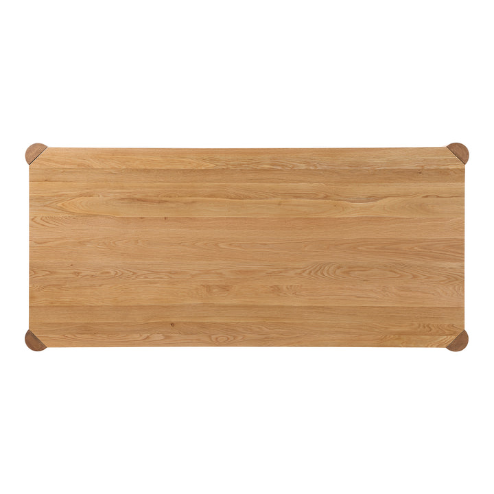 Moe's Home Collection - Post Dining Table Large Oak Natural - BC-1112-18-0 | American Home Furniture