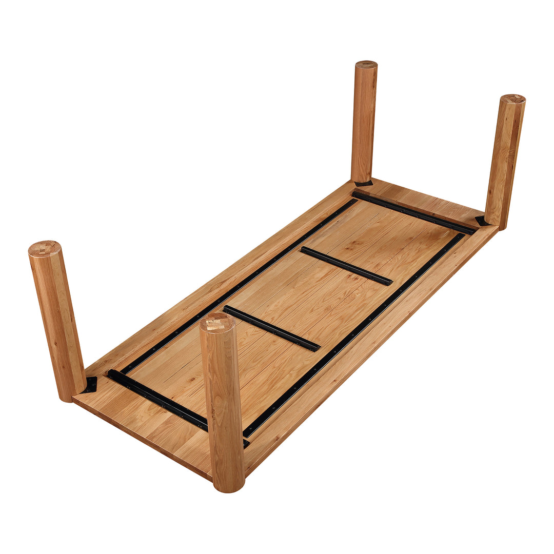 Moe's Home Collection - Post Dining Table Large Oak Natural - BC-1112-18-0 | American Home Furniture