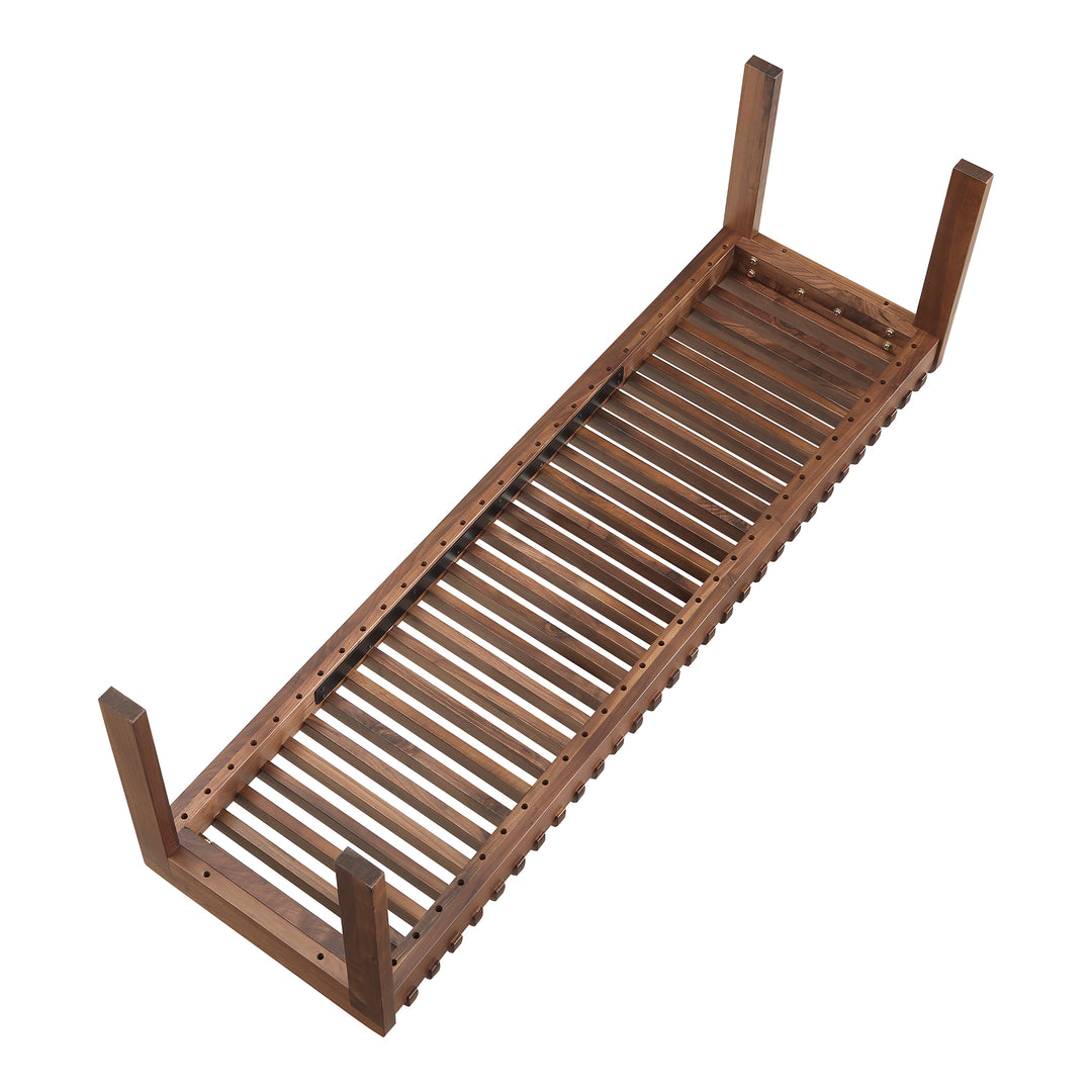 Moe's Home Collection - Rohe Walnut Bench Natural - BC-1114-03 | American Home Furniture