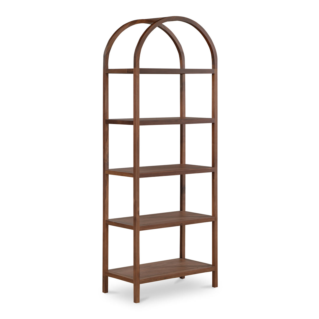 Moe's Home Collection - Eero Bookcase Walnut - BC-1115-03 | American Home Furniture