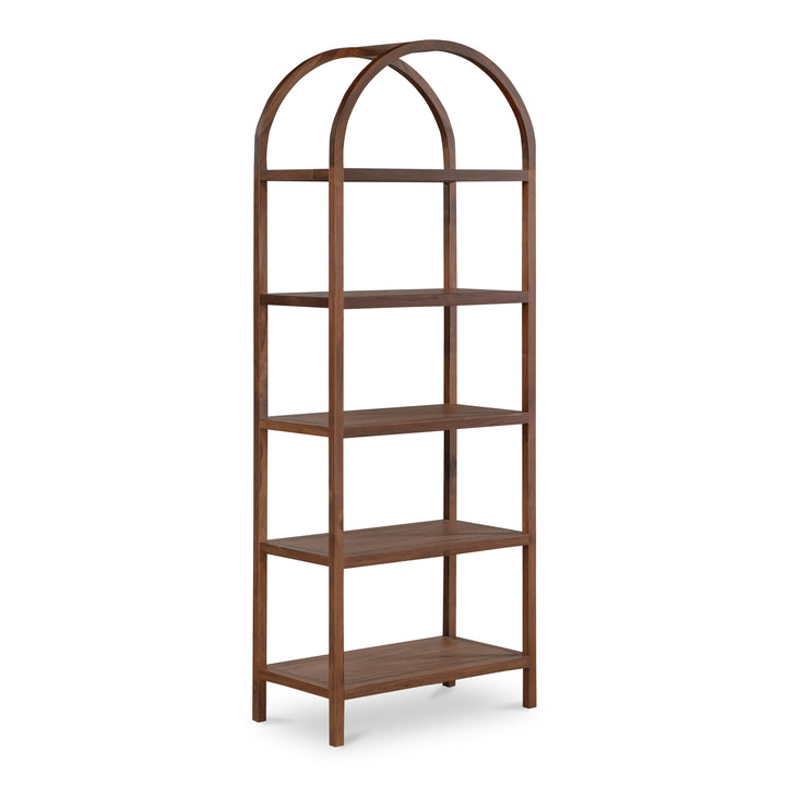Moe's Home Collection - Eero Bookcase Walnut - BC-1115-03 | American Home Furniture