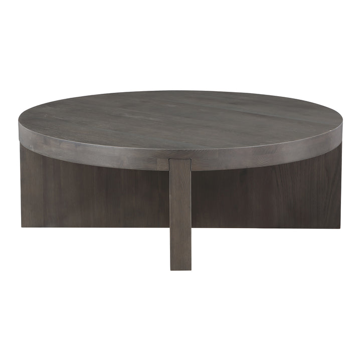 Moe's Home Collection - Folke Round Coffee Table Dark Brown - BC-1117-21 | American Home Furniture