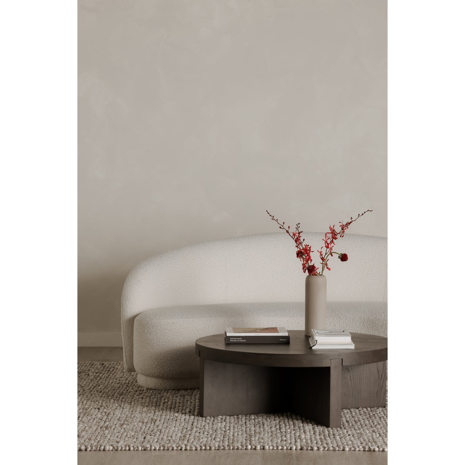 Moe's Home Collection - Folke Round Coffee Table Dark Brown - BC-1117-21 | American Home Furniture
