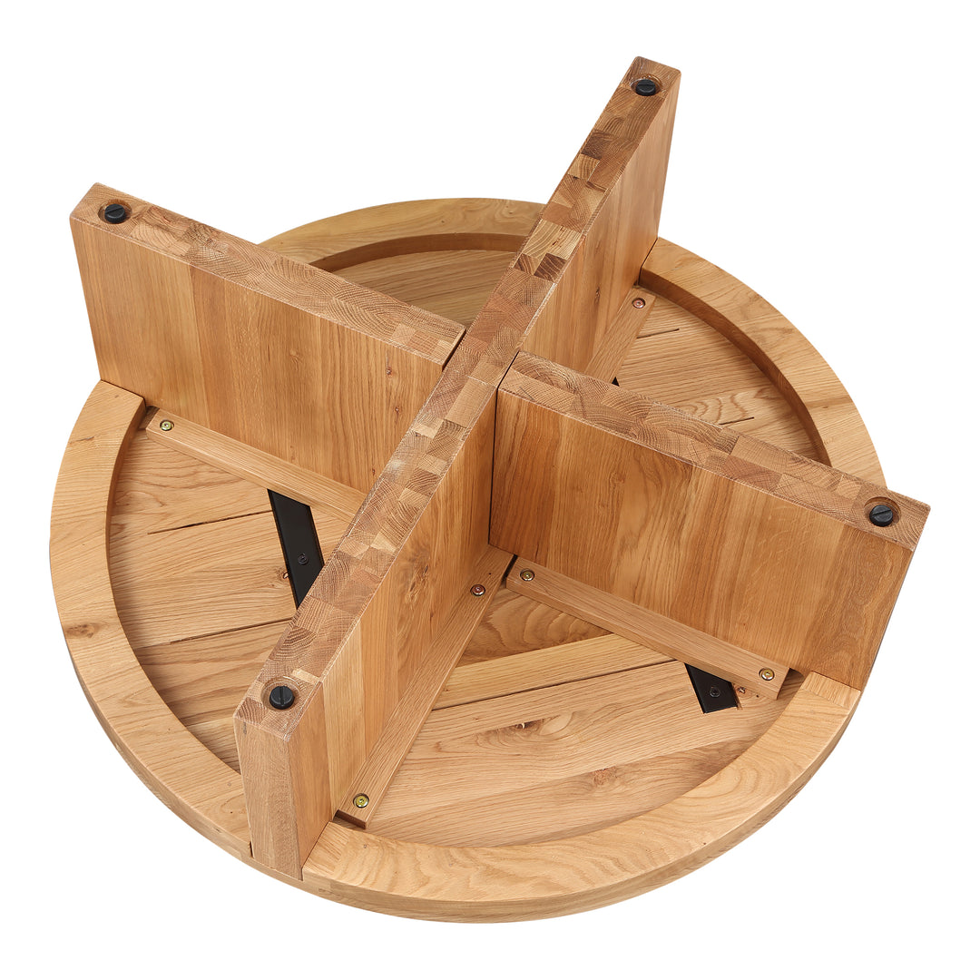 Moe's Home Collection - Folke Round Coffee Table Natural - BC-1117-24 | American Home Furniture
