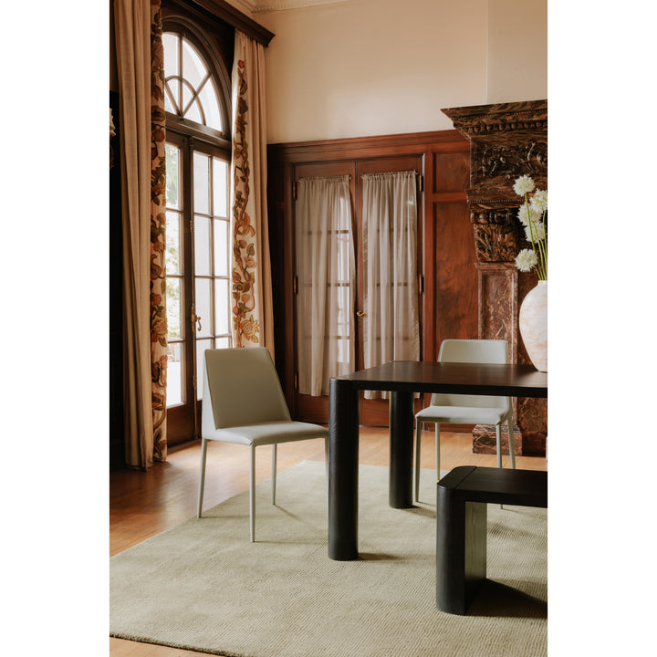 Moe's Home Collection - Post Dining Bench Small Black - BC-1120-02-0 | American Home Furniture