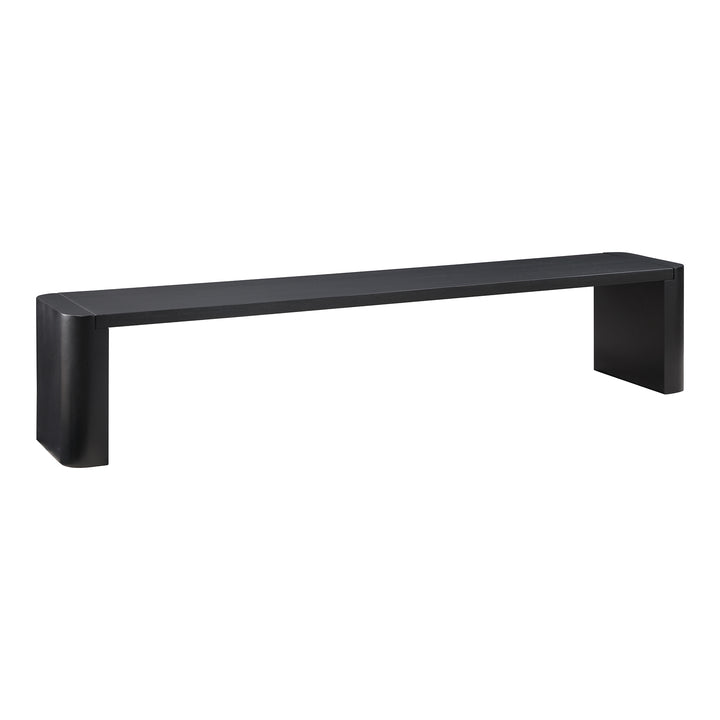 Moe's Home Collection - Post Dining Bench Large Black - BC-1121-02-0 | American Home Furniture
