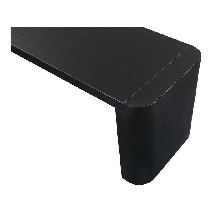 Moe's Home Collection - Post Dining Bench Large Black - BC-1121-02-0 | American Home Furniture