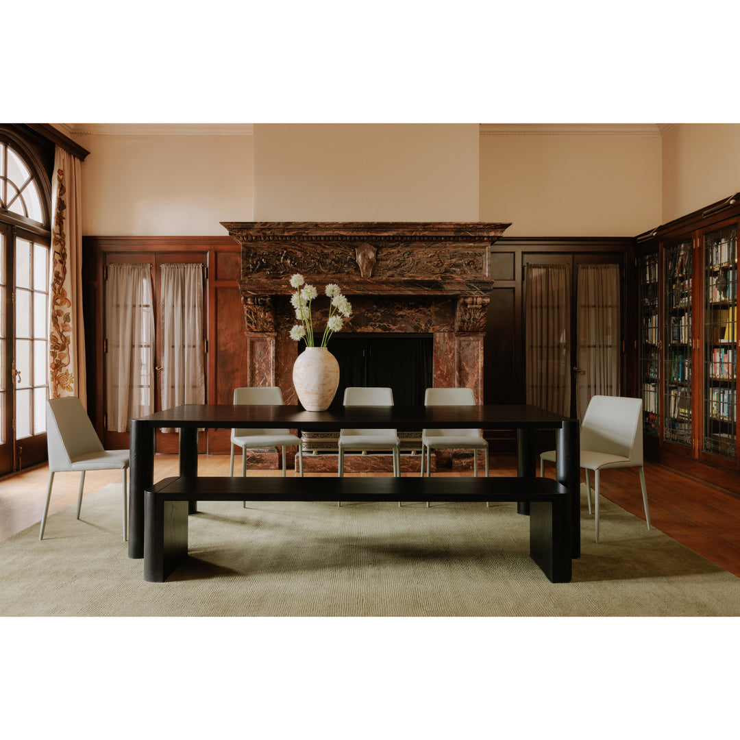 Moe's Home Collection - Post Dining Bench Large Black - BC-1121-02-0 | American Home Furniture