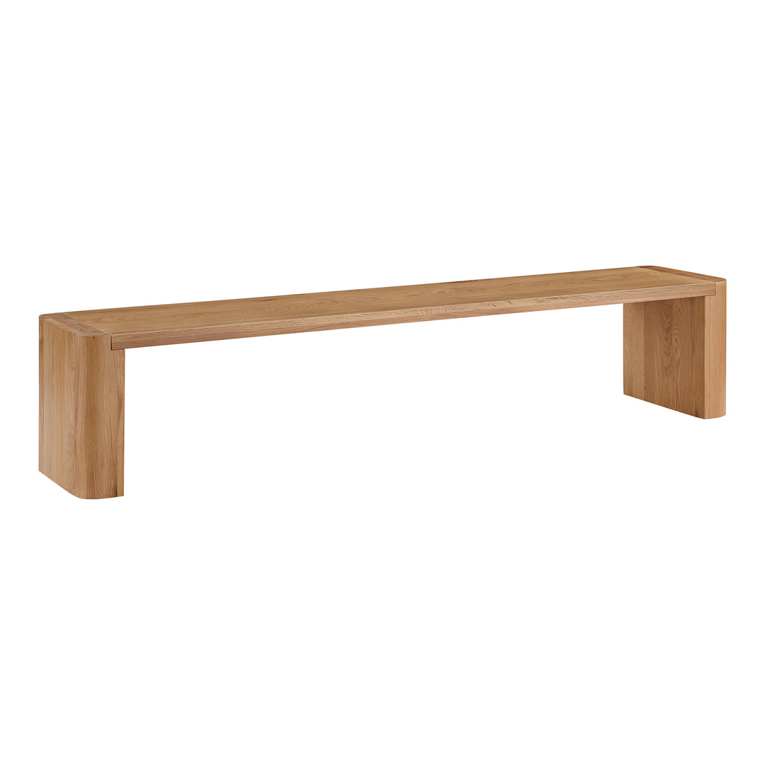 Moe's Home Collection - Post Dining Bench Large Natural - BC-1121-24-0 | American Home Furniture