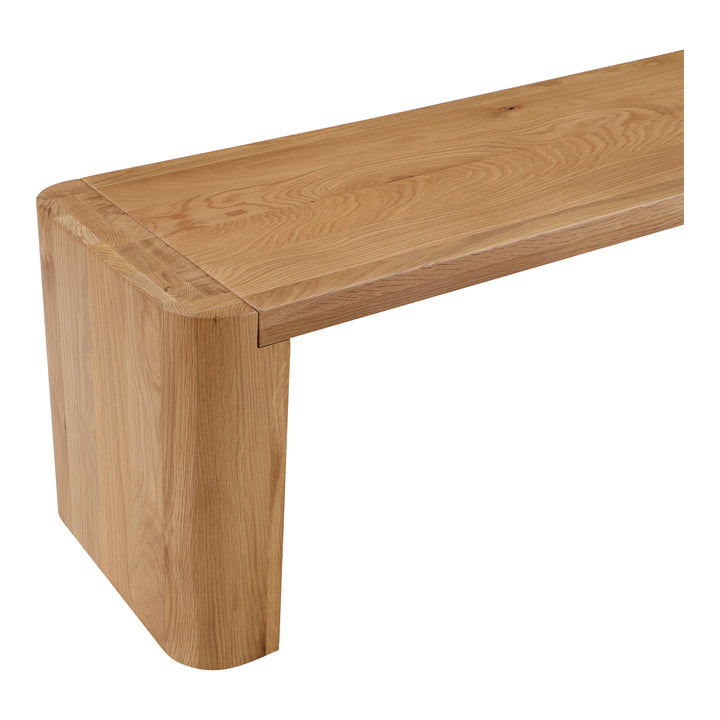 Moe's Home Collection - Post Dining Bench Large Natural - BC-1121-24-0 | American Home Furniture