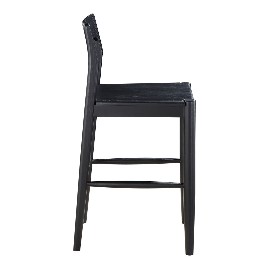 Moe's Home Collection - Owing Counter Stool Black - BC-1124-02 | American Home Furniture