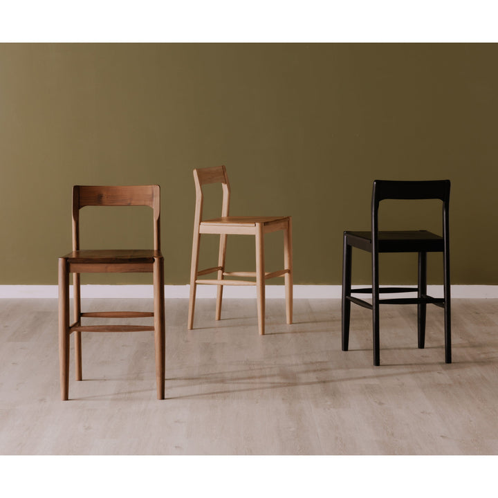 Owing Counter Stool Walnut - Set of 2