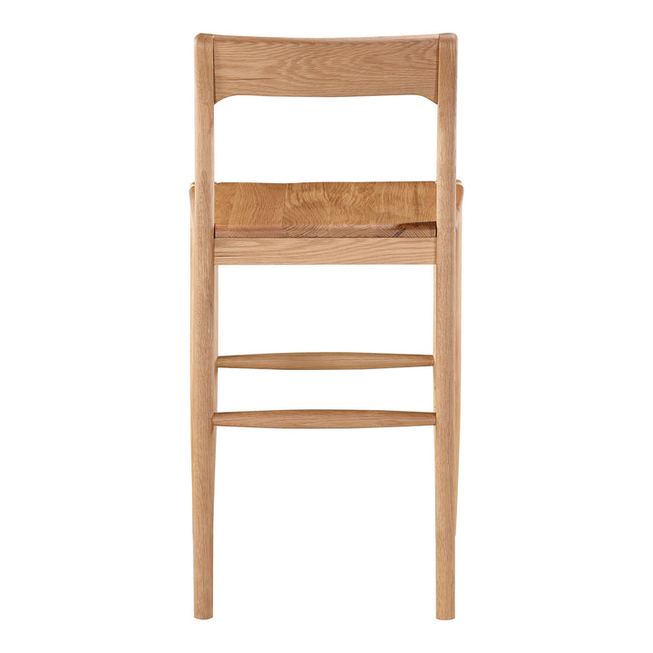 Moe's Home Collection - Owing Counter Stool Oak - BC-1124-24 | American Home Furniture