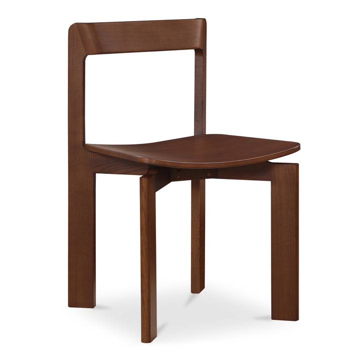 Moe's Home Collection - Daifuku Dining Chair Walnut Stained Ash - Set of 2 - BC-1128-20 | American Home Furniture