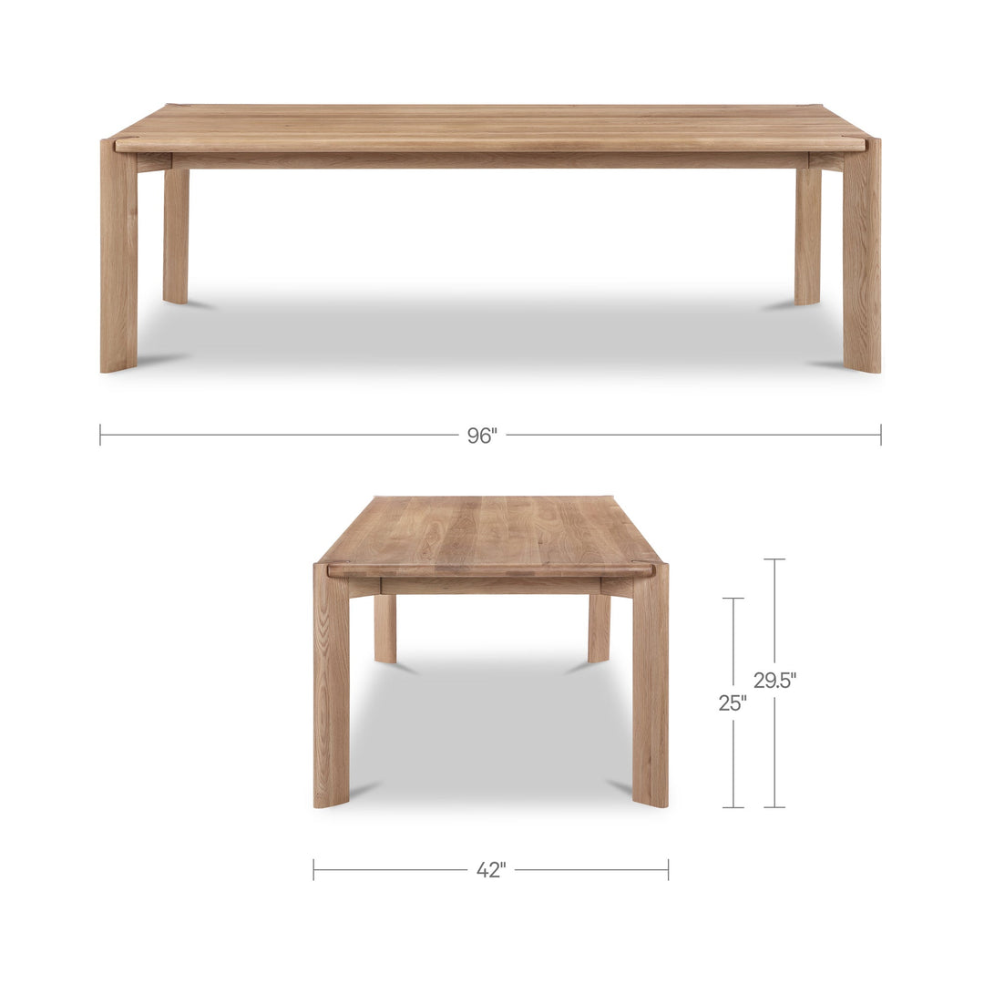 Daifuku Dining Table Large Walnut Stained Ash