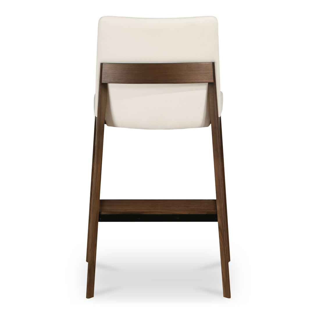 Moe's Home Collection - Deco Counter Stool White PVC - BC-1137-05 | American Home Furniture
