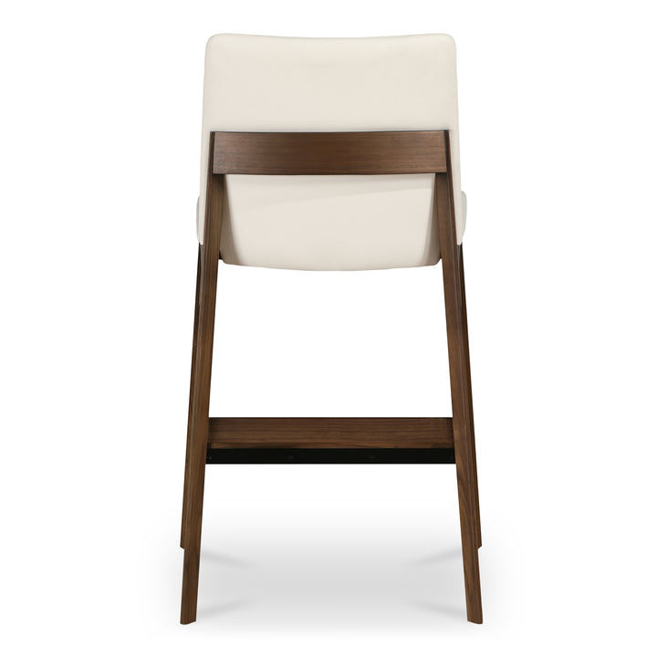 Moe's Home Collection - Deco Counter Stool White PVC - BC-1137-05 | American Home Furniture