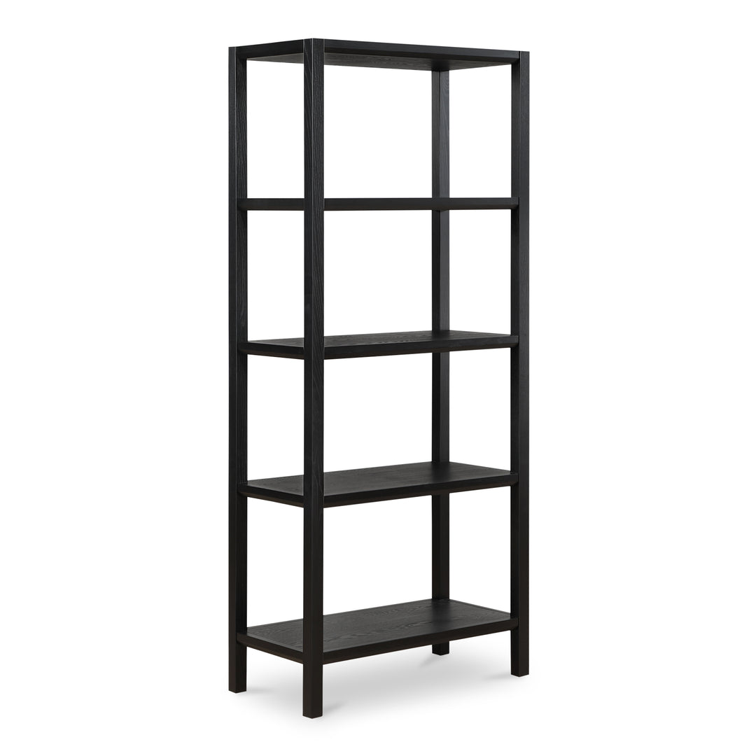 Moe's Home Collection - Nolan Bookcase Black - BC-1141-02 | American Home Furniture