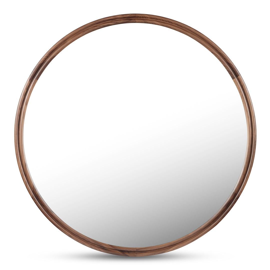American Home Furniture Moe's Home Collection Alcott Small Round Mirror