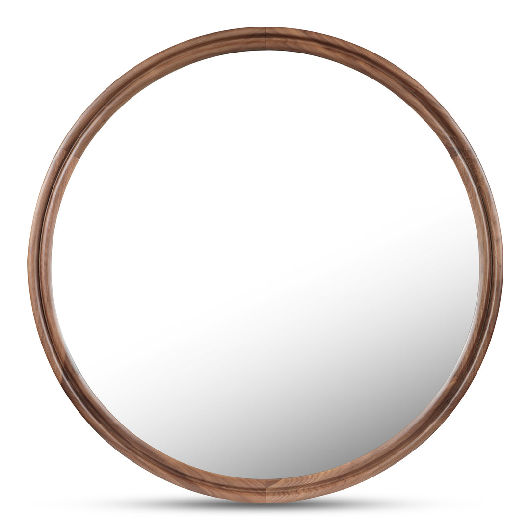 American Home Furniture Moe's Home Collection Alcott Large Round Mirror