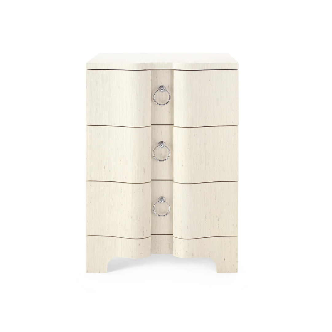 Bardot 3-Drawer Side Table - AmericanHomeFurniture