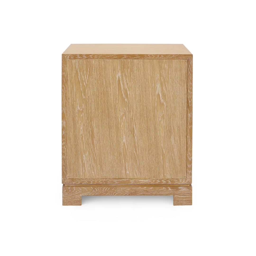 Berkeley 3-Drawer Side Table w/ Antique Brass Pull - AmericanHomeFurniture