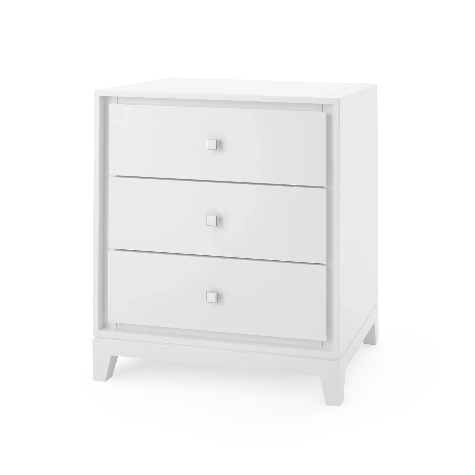 Villa and House Bergamo 3-Drawer Side Table ACCENT TABLES