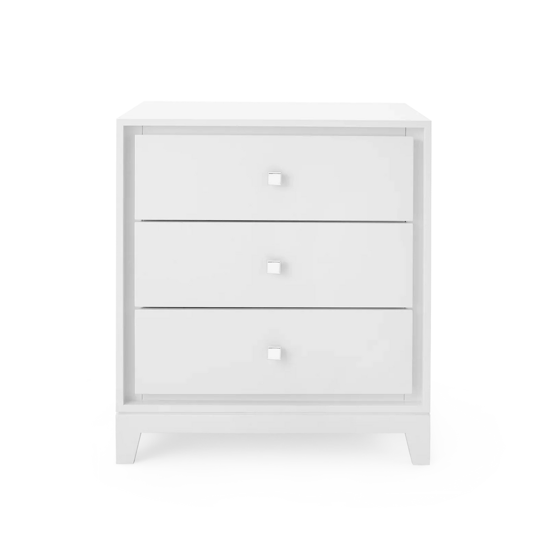 Bergamo 3-Drawer Side Table - AmericanHomeFurniture
