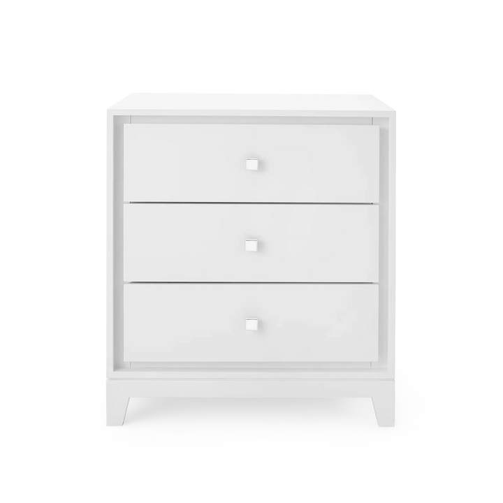 Bergamo 3-Drawer Side Table - AmericanHomeFurniture