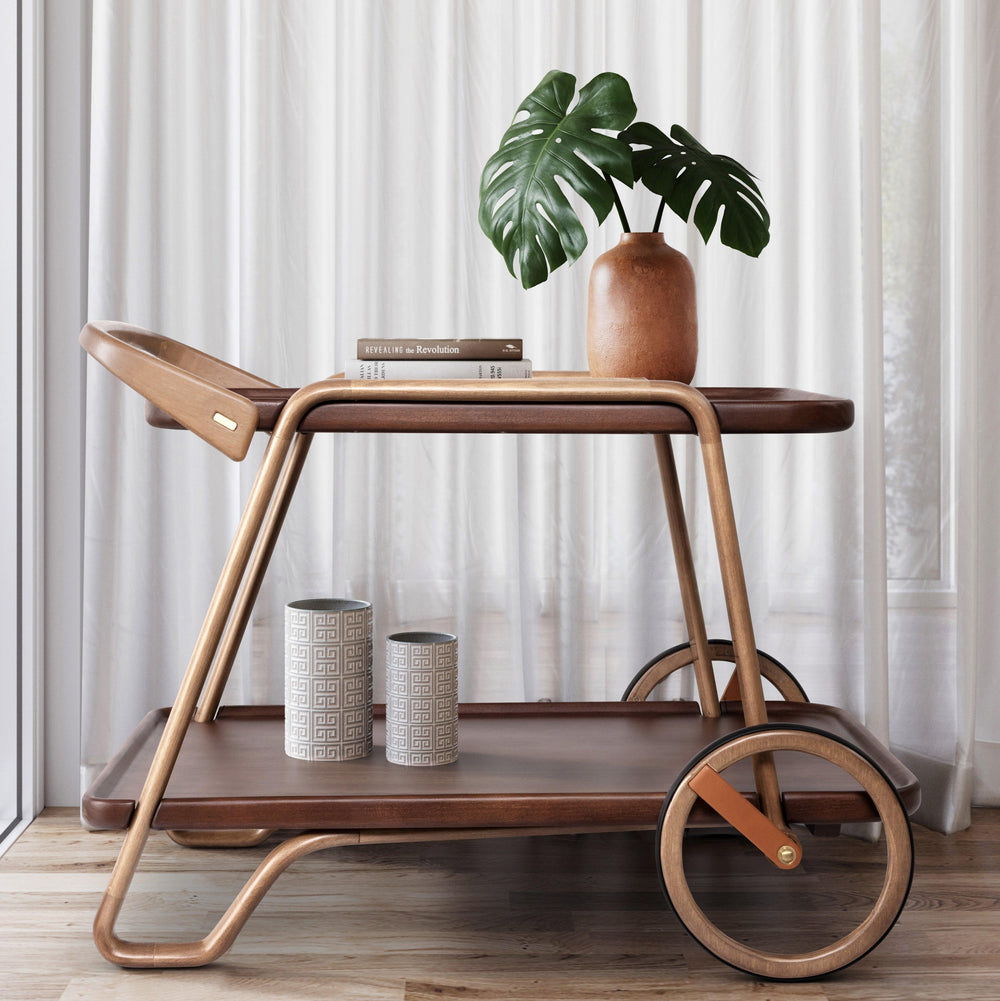 Modern Brazilian - Etienne Bar Cart - AmericanHomeFurniture