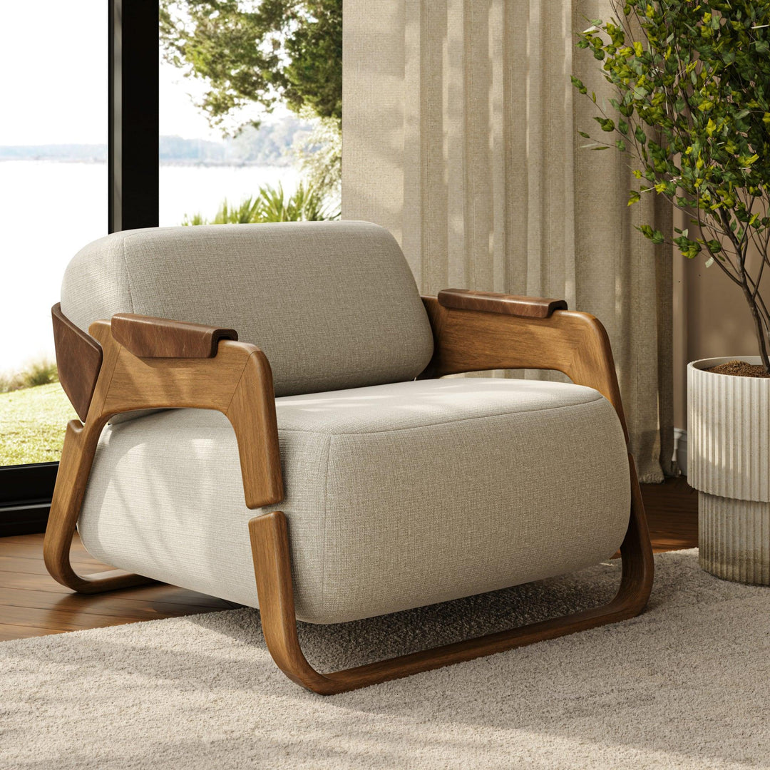 Modern Brazilian - Hermes Accent Chair - AmericanHomeFurniture