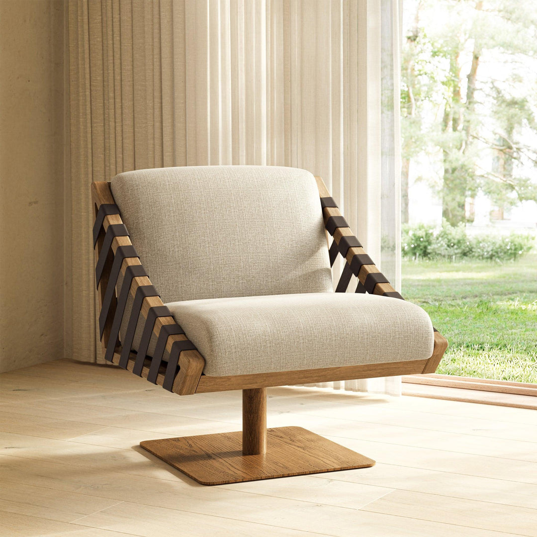 Modern Brazilian - Girona - Swivel Chair - AmericanHomeFurniture