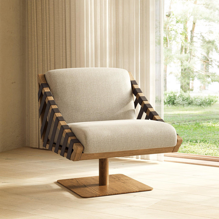 Modern Brazilian - Girona - Swivel Chair - AmericanHomeFurniture