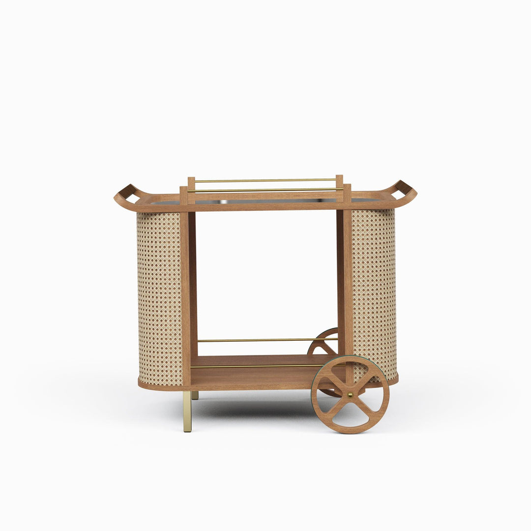 Modern Brazilian - Dinda - Bar Cart - AmericanHomeFurniture