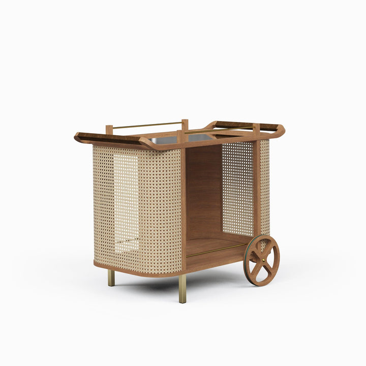 Modern Brazilian - Dinda - Bar Cart - AmericanHomeFurniture