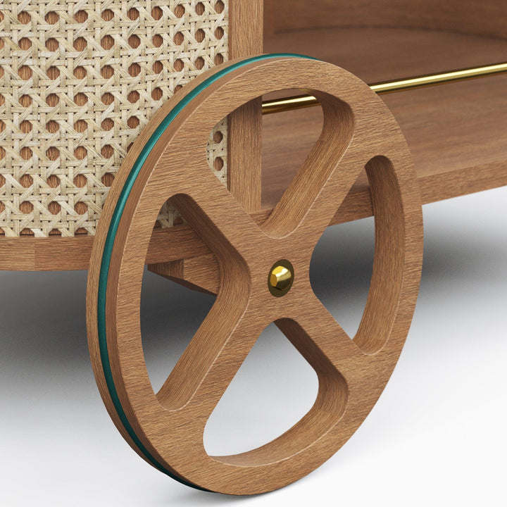 Modern Brazilian - Dinda - Bar Cart - AmericanHomeFurniture