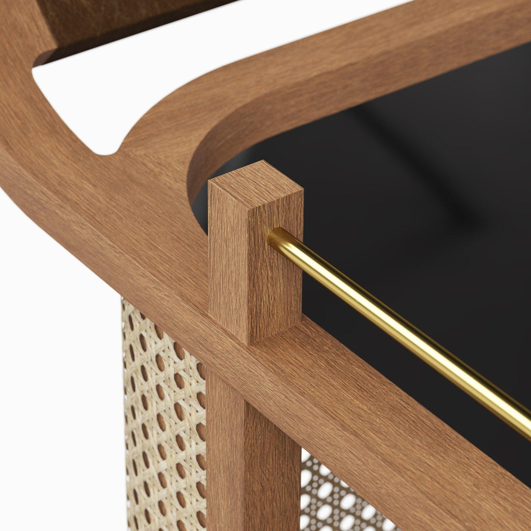 Modern Brazilian - Dinda - Bar Cart - AmericanHomeFurniture