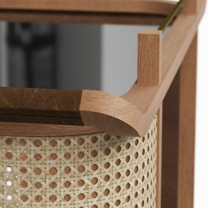 Modern Brazilian - Dinda - Bar Cart - AmericanHomeFurniture