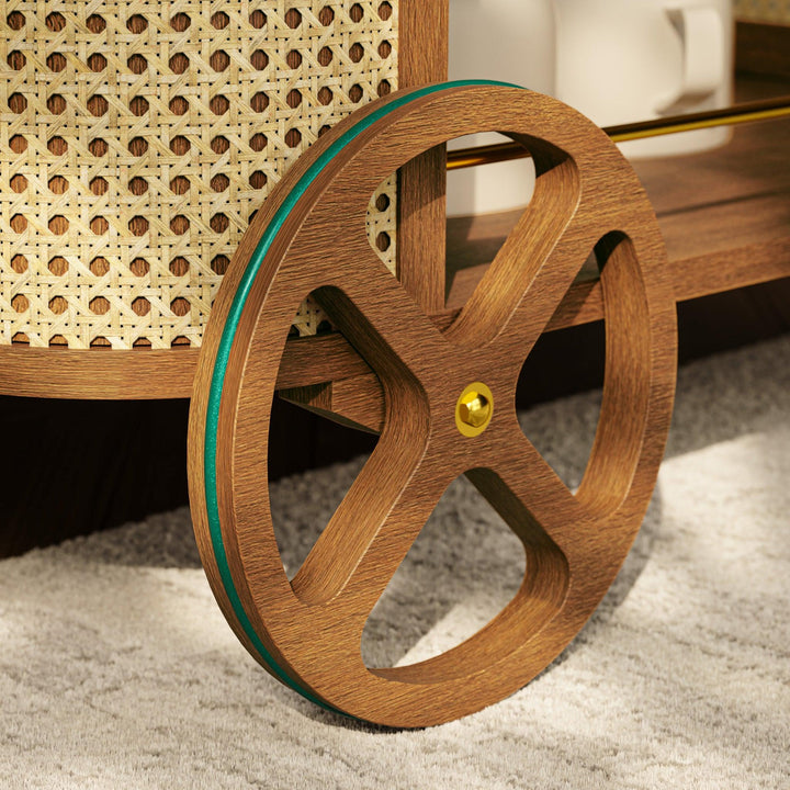 Modern Brazilian - Dinda - Bar Cart - AmericanHomeFurniture