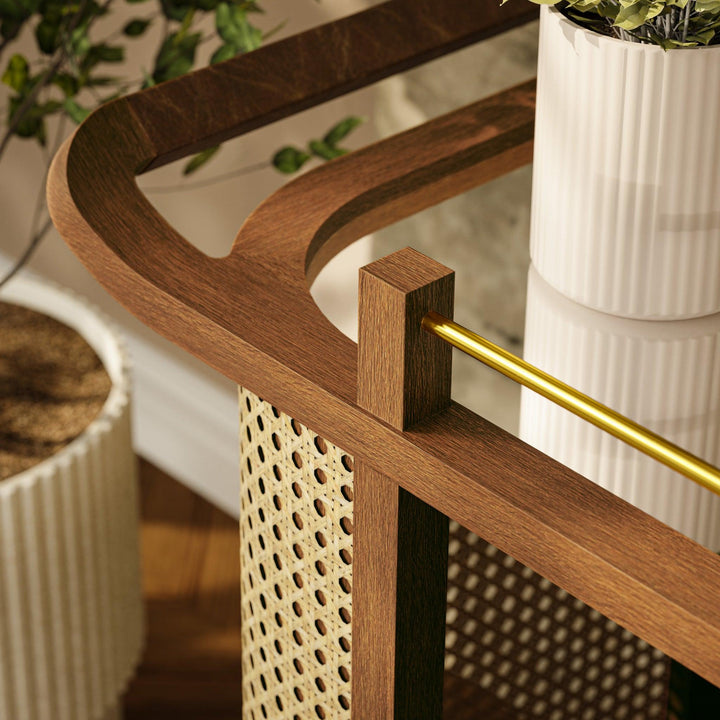 Modern Brazilian - Dinda - Bar Cart - AmericanHomeFurniture