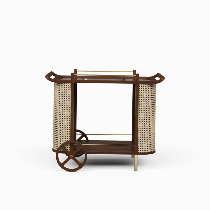 Modern Brazilian - Dinda - Bar Cart - AmericanHomeFurniture