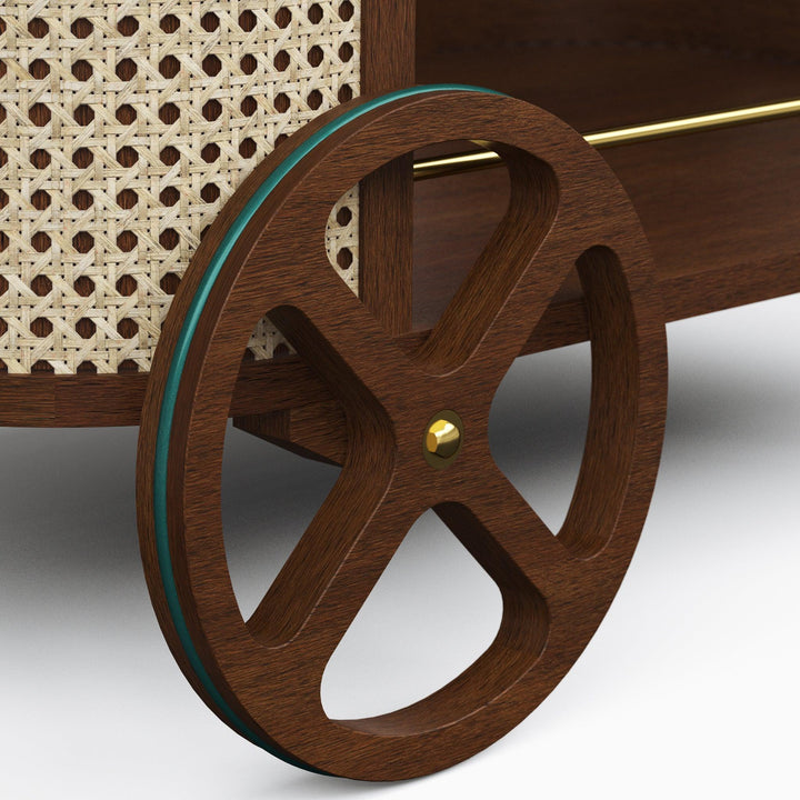 Modern Brazilian - Dinda - Bar Cart - AmericanHomeFurniture