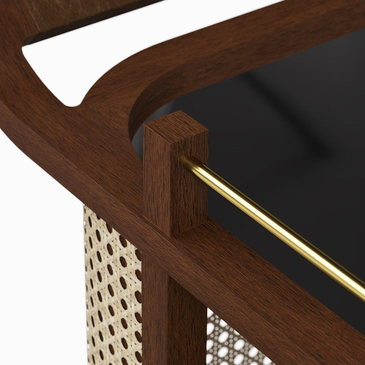 Modern Brazilian - Dinda - Bar Cart - AmericanHomeFurniture