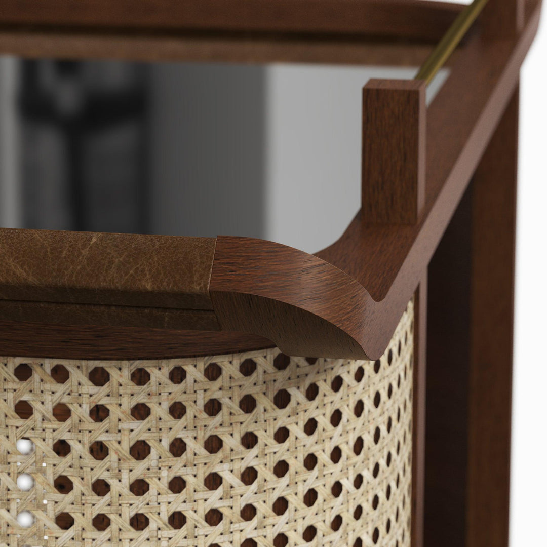 Modern Brazilian - Dinda - Bar Cart - AmericanHomeFurniture