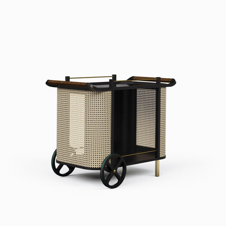 Modern Brazilian - Dinda - Bar Cart - AmericanHomeFurniture